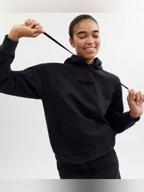 New Coach  Pullover Hoodie Size Medium 100% Cotton